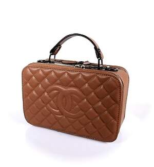 Жіноча сумка кольору Brown, репліка Chanel