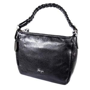 Жіноча сумка Karya з натуральної шкіри чорного кольору